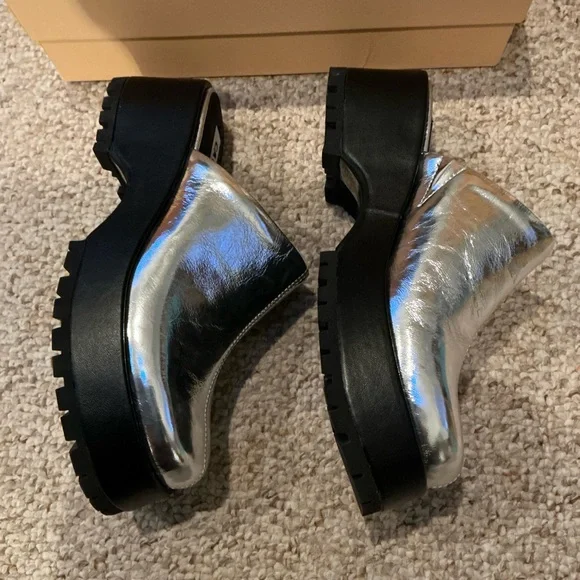 Caverley Silver Women's Mules - Picture 2 of 4